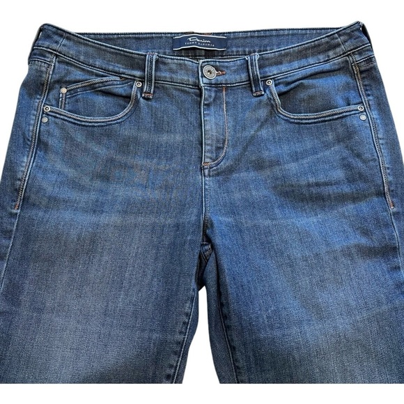 Tommy Bahama Island Straight Leg Dark Wash Medium Rise Denim Jeans - Size 14 - Picture 3 of 13